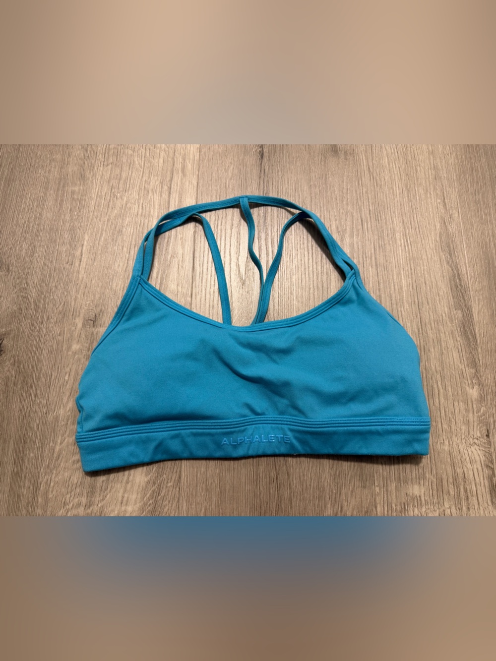 Alphalete tri bra - medium - blue